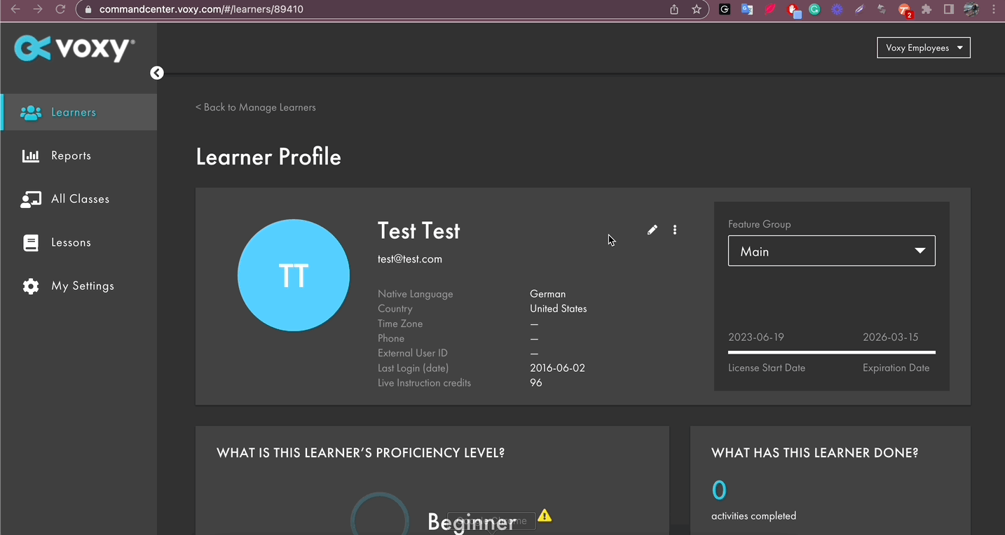 How to Add or Change Learner's External ID? Voxy Partner Support